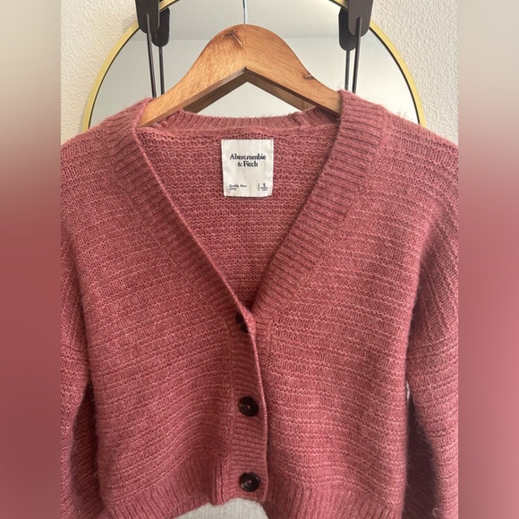 Abercrombie & Fitch Women's Pink Sweater - Picture 3 of 7